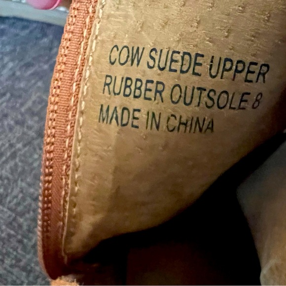 NWOT Steve Madde Boots Booties Suede Tobacco Shoes Men Size 8 Winter - Picture 7 of 11